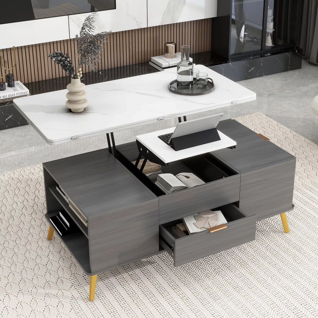 Double Lift Top Coffee Table with 4 Drawers G90996