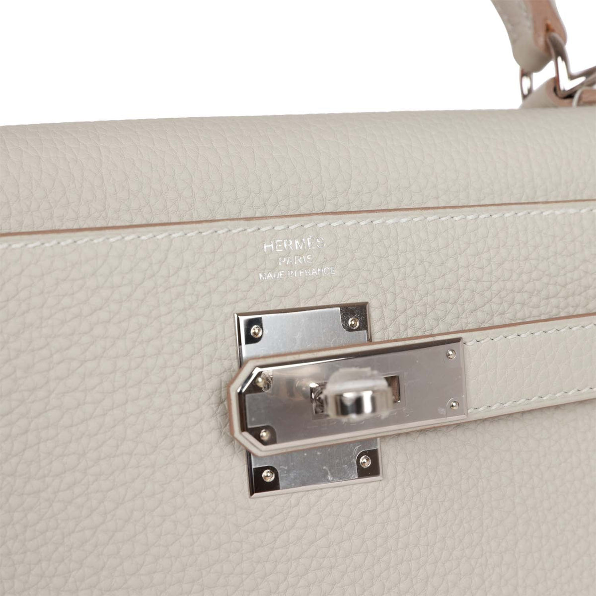 Gris Perle Togo Palladium Hardware Bag L3857