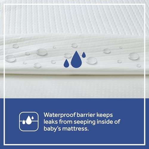 White 2 Stage Waterproof Crib Mattress A592