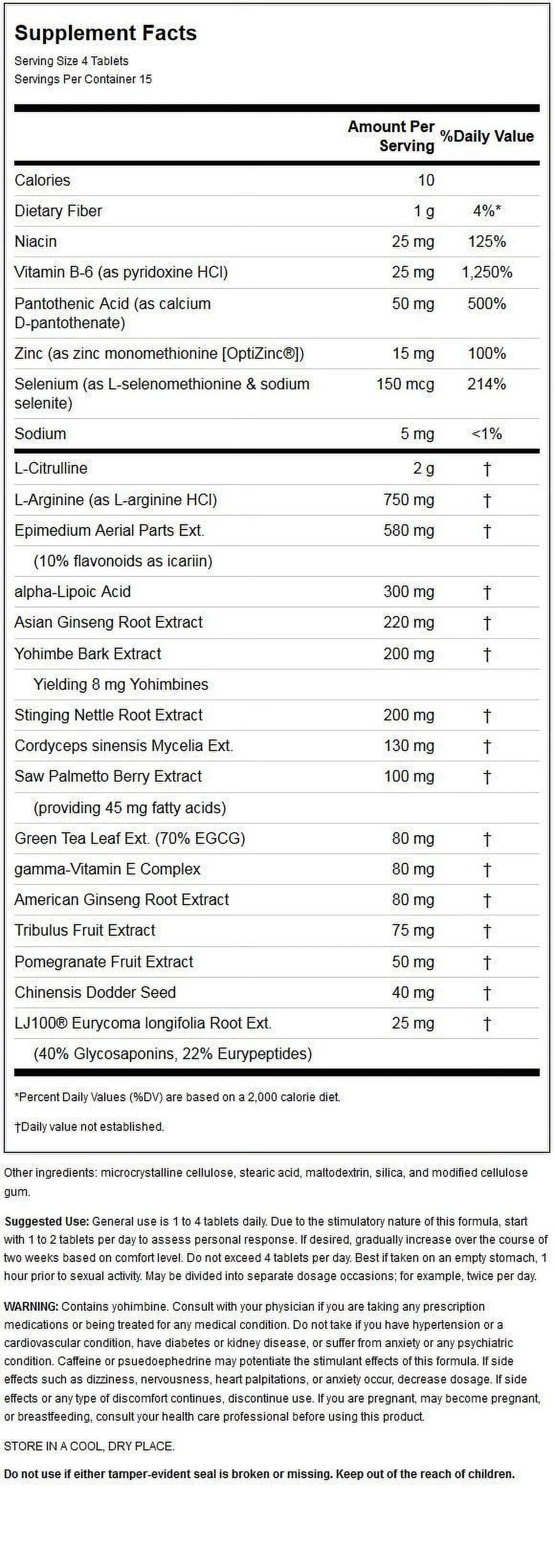 Male Nitro 60 Tabs G3145