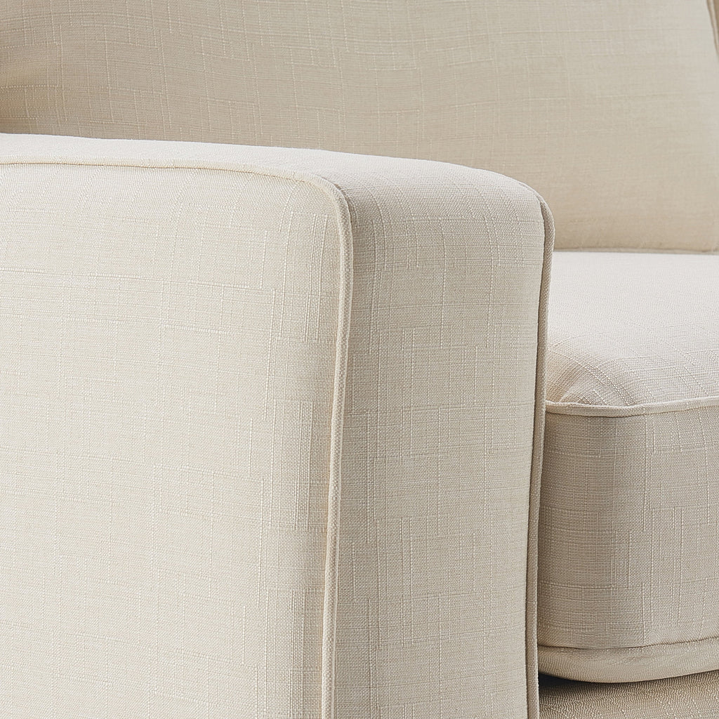 Buttercream Fabric Loveseat W3441