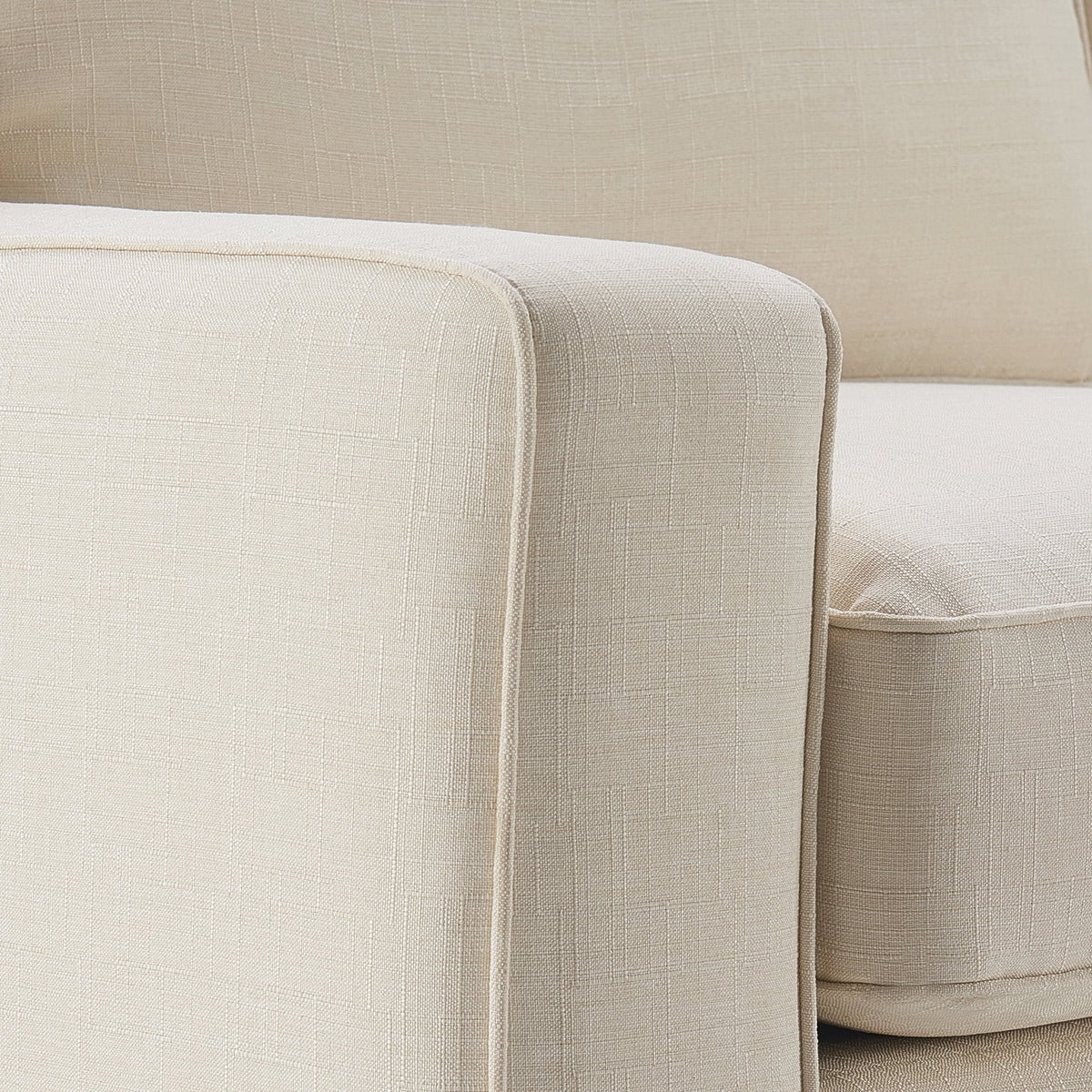 Buttercream Fabric Loveseat W3441