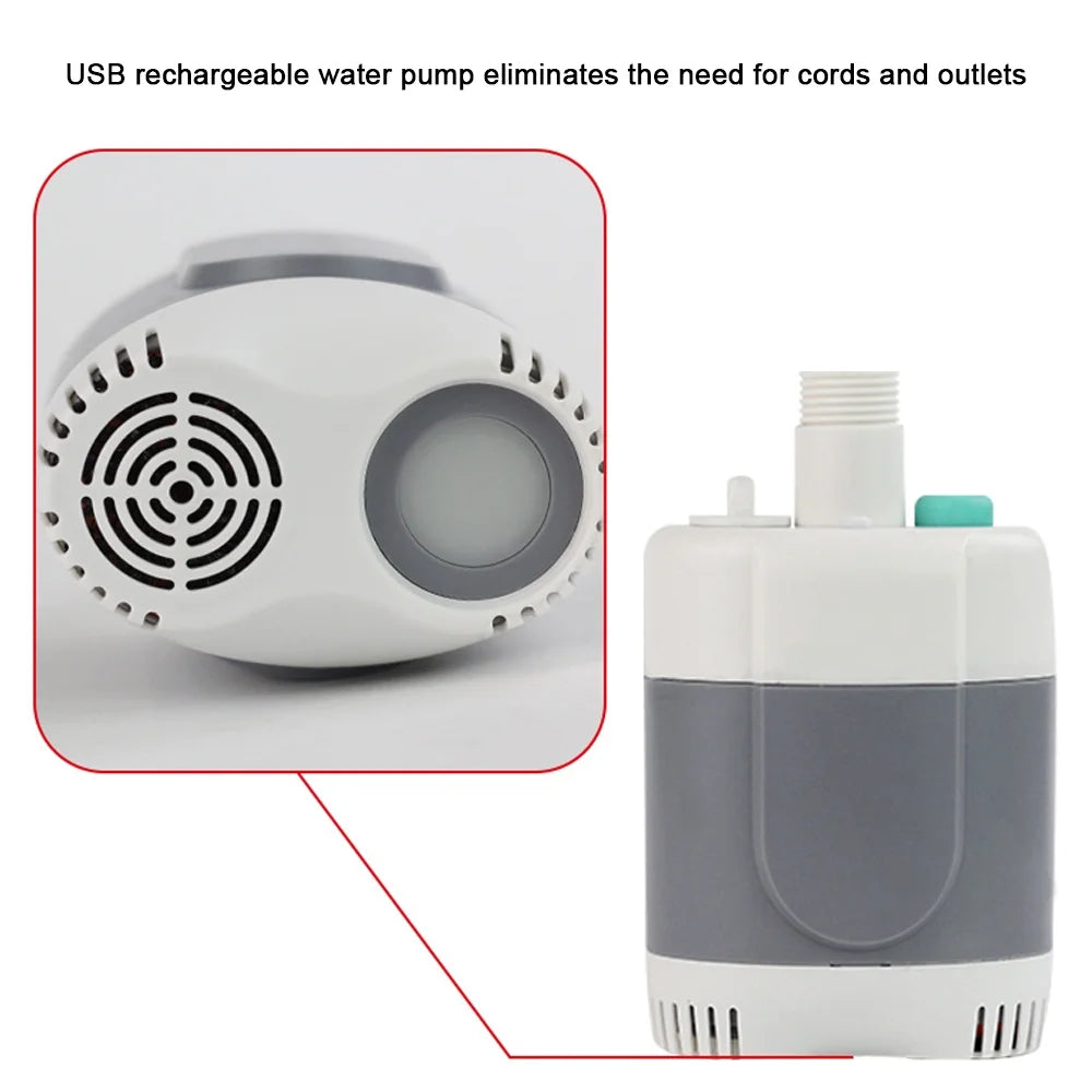Portable Handheld Electric USB Rechargeable Showerhead K230035