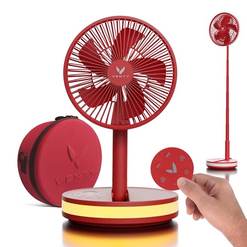 Portable Wireless Battery Operated Fan with Carry Case N103169