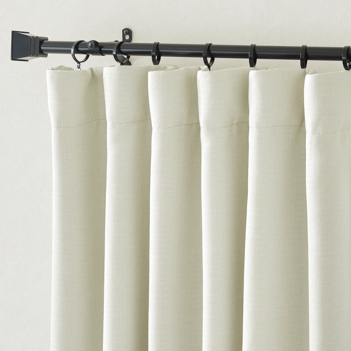 Faux Linen Blackout Curtains 102 inches Long 50" Wide 2 Panels Pinch Pleated Thermal Insulated O3196