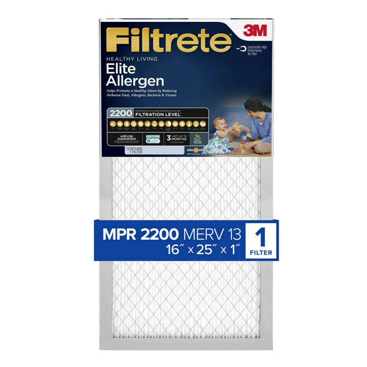 16x25x1 Air Filter V1145