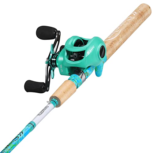 2-Piece 5-Foot 6-Inch Graphite & Fiberglass Fishing Rod and Reel Combo G910017