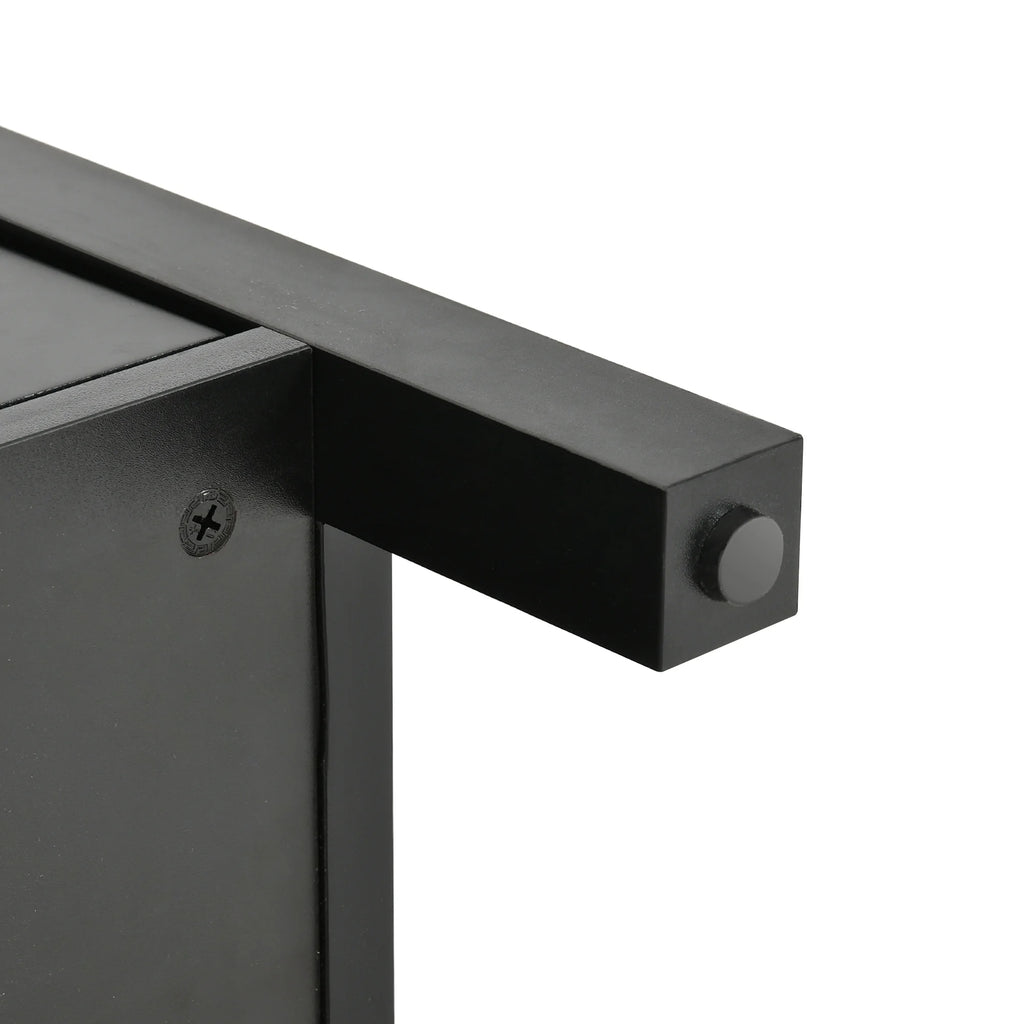 Black 2-Drawer Lateral File Cabinet I368