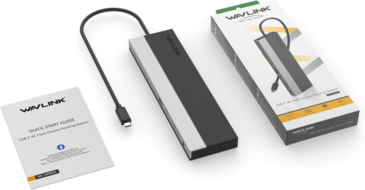 USB C Docking Station with DP HDMI VGA SD TF Card Reader Gigabit Ethernet 4 USB Ports C954