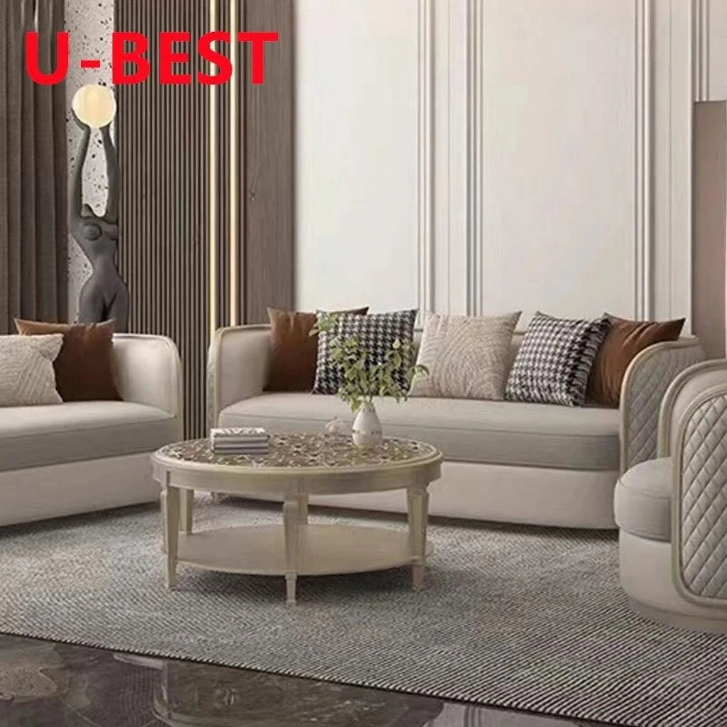 3 Seat Sofa Cum Bed Wooden Curved Couch K929