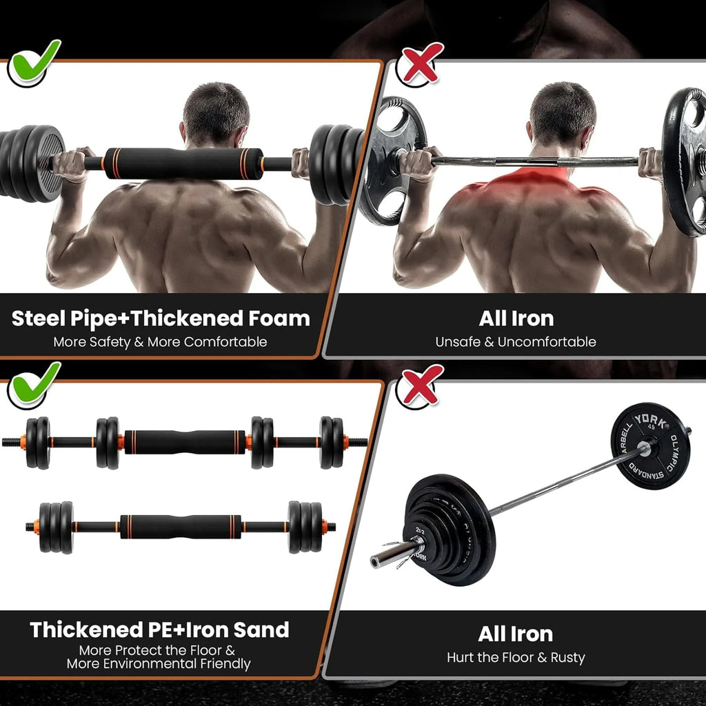 Adjustable Dumbbell Set Black R298