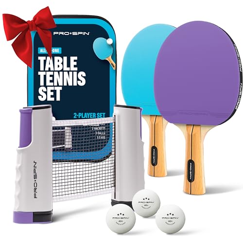 Portable Ping Pong Set with Retractable Net O594256