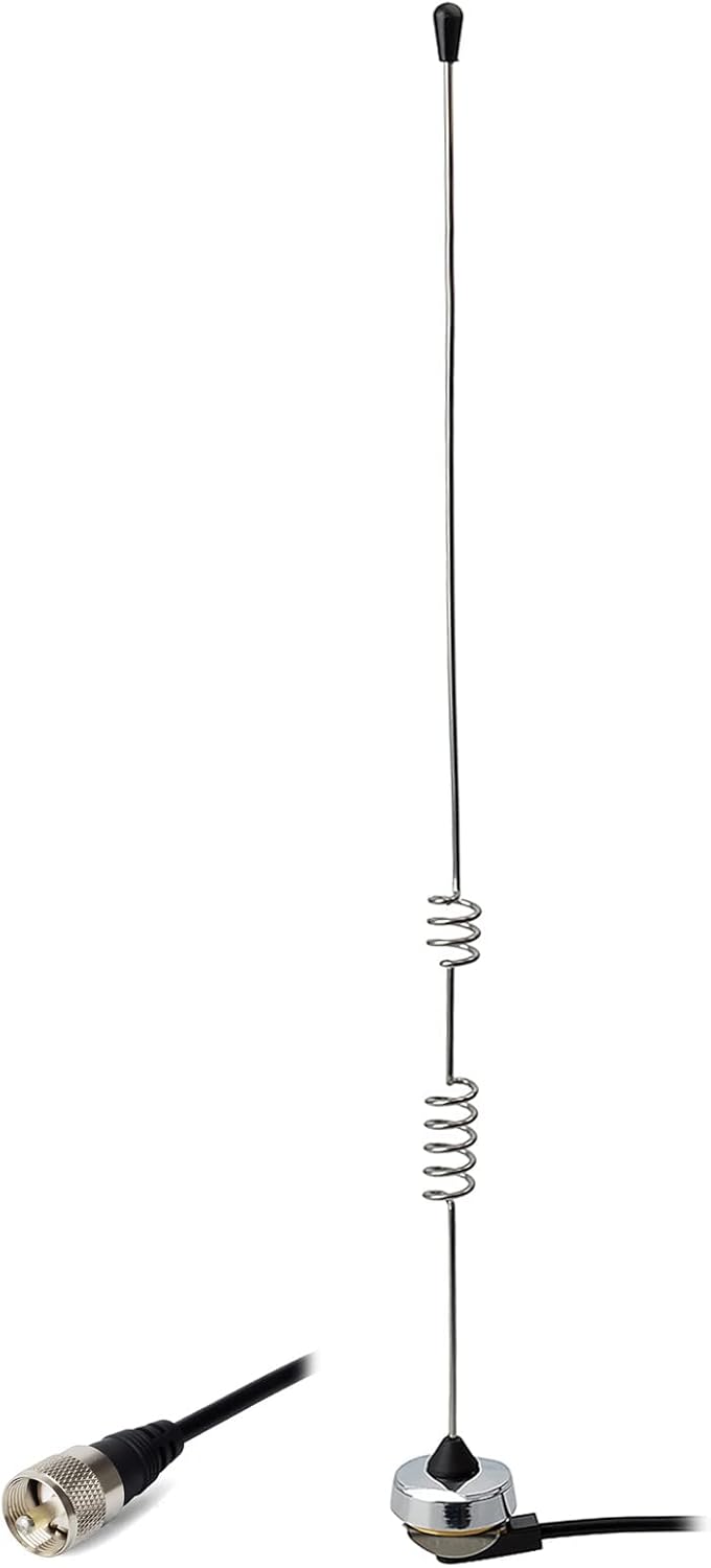 Dual-Band NMO Antenna VHF 144Mhz UHF 430MHz with 13ft RG-58 Coax Cable PL-259 Mount R792