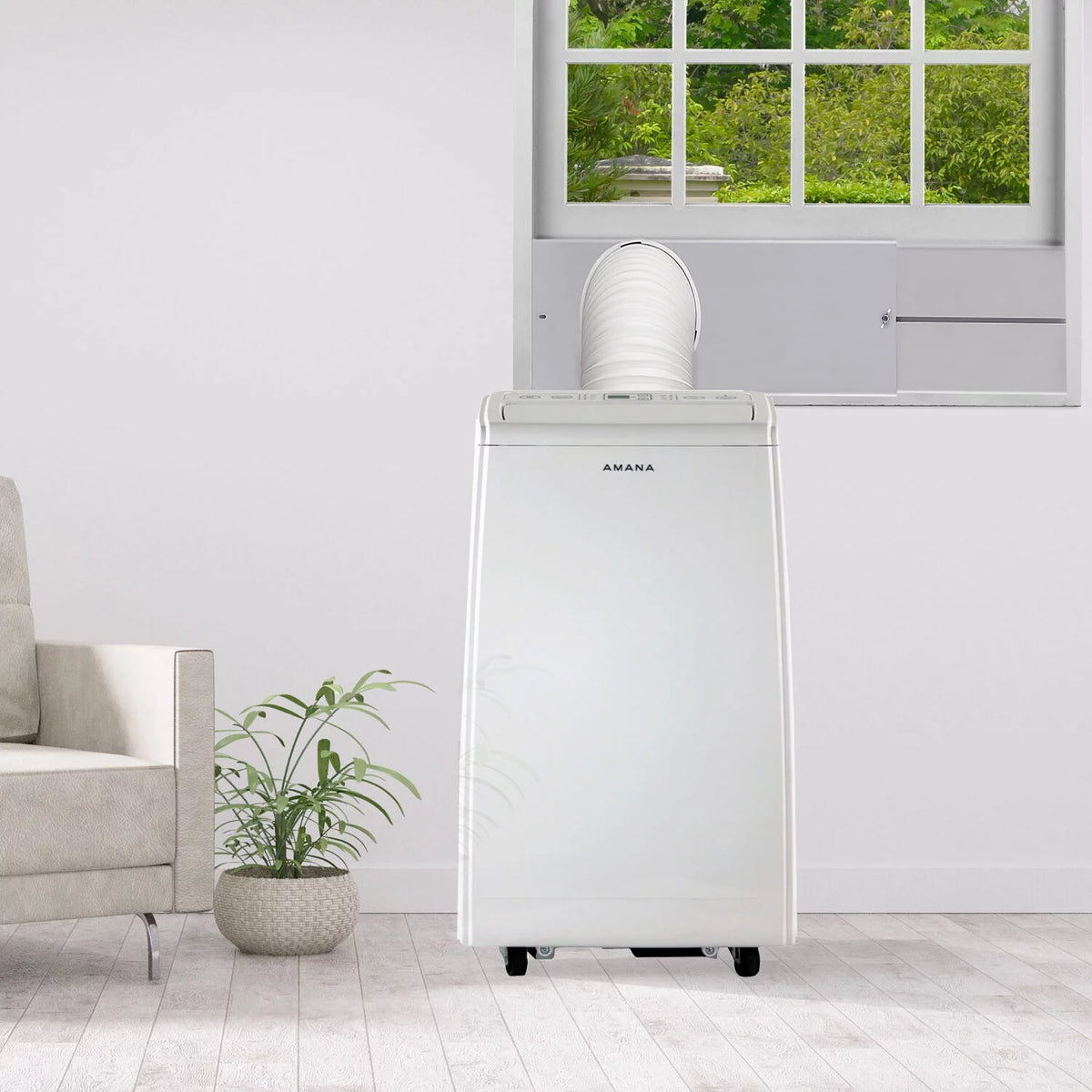 8000 BTU Portable Air Conditioner/Dehumidifier, White D898