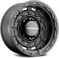 20x9.5 Satin Black Wheel with -18 Offset, 5x127 Bolt Pattern, 78.1mm Hub D438