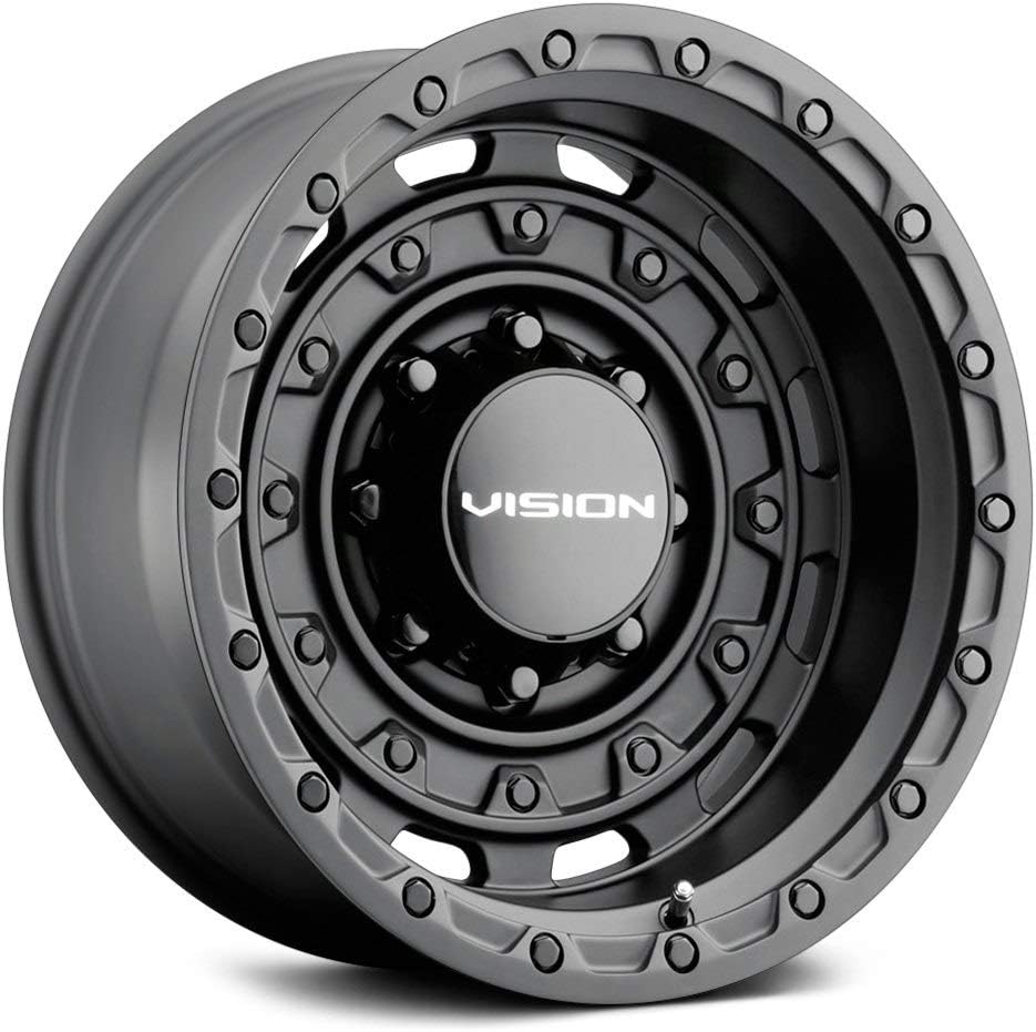20x9.5 Satin Black Wheel with -18 Offset, 5x127 Bolt Pattern, 78.1mm Hub D438