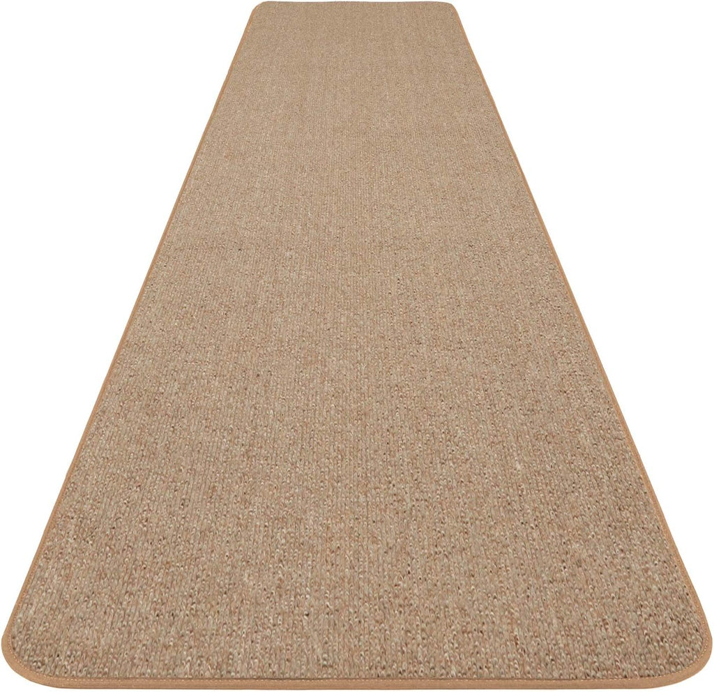 Skid-Resistant Carpet Runner Pebble Beige 24 Feet X 27 Inches P955045