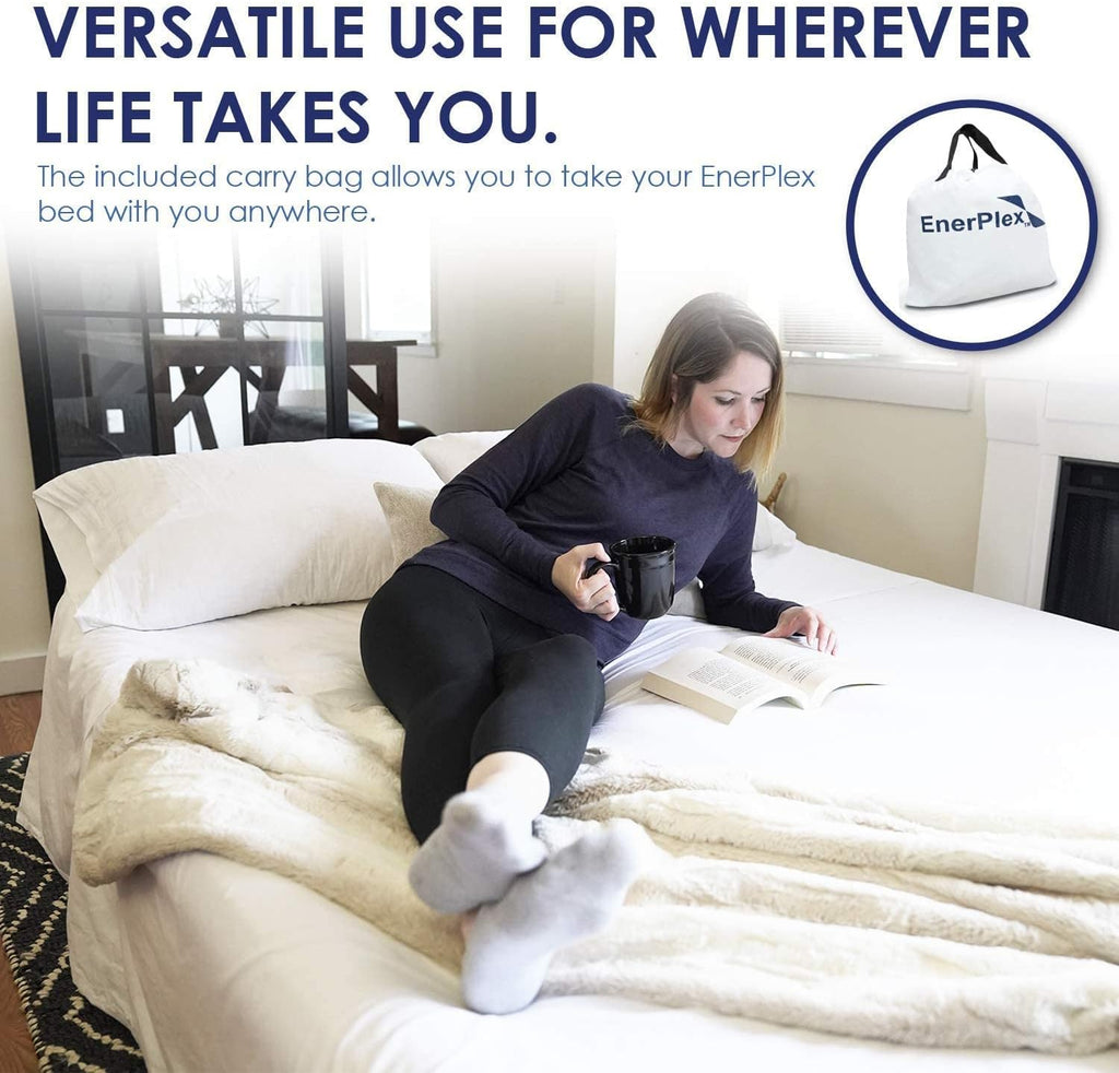 Queen Inflatable Air Mattress with Built-in Dual Pump F53736