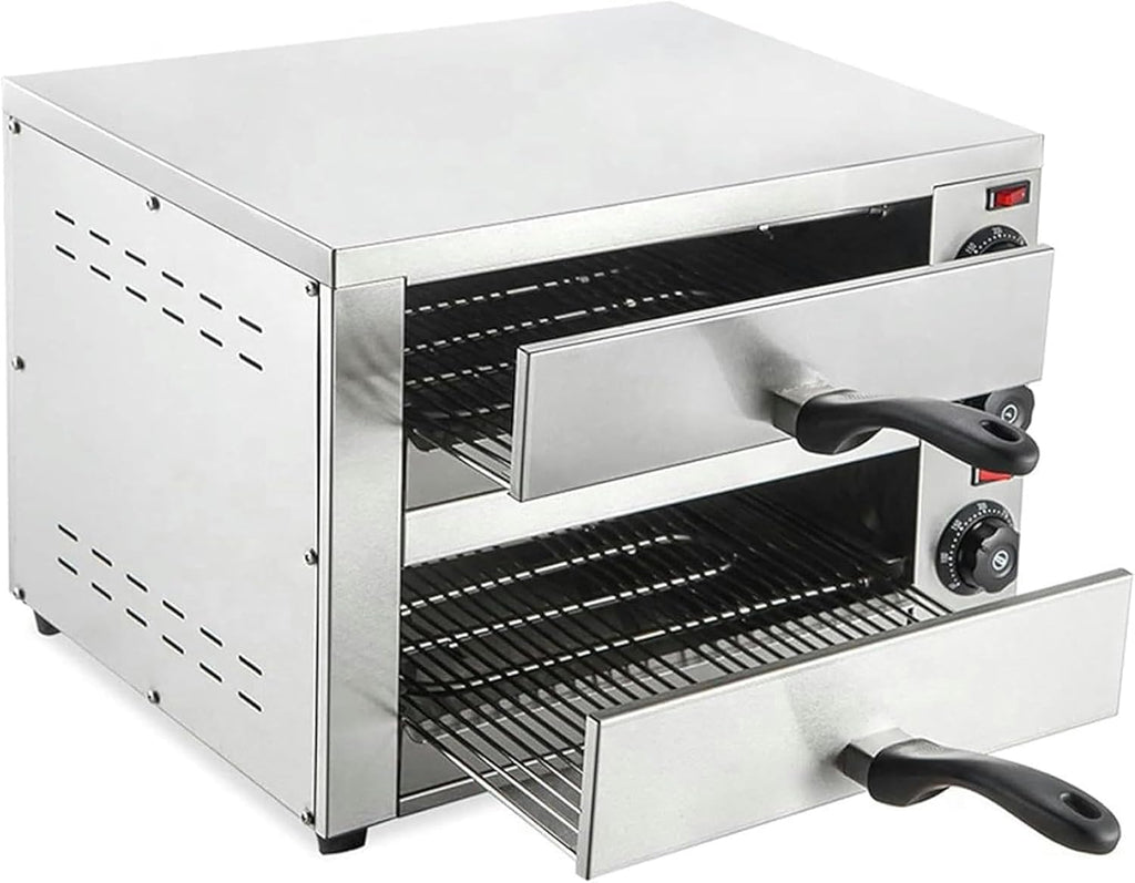 2-Layers Stainless Steel Electric Pizza Oven J6945