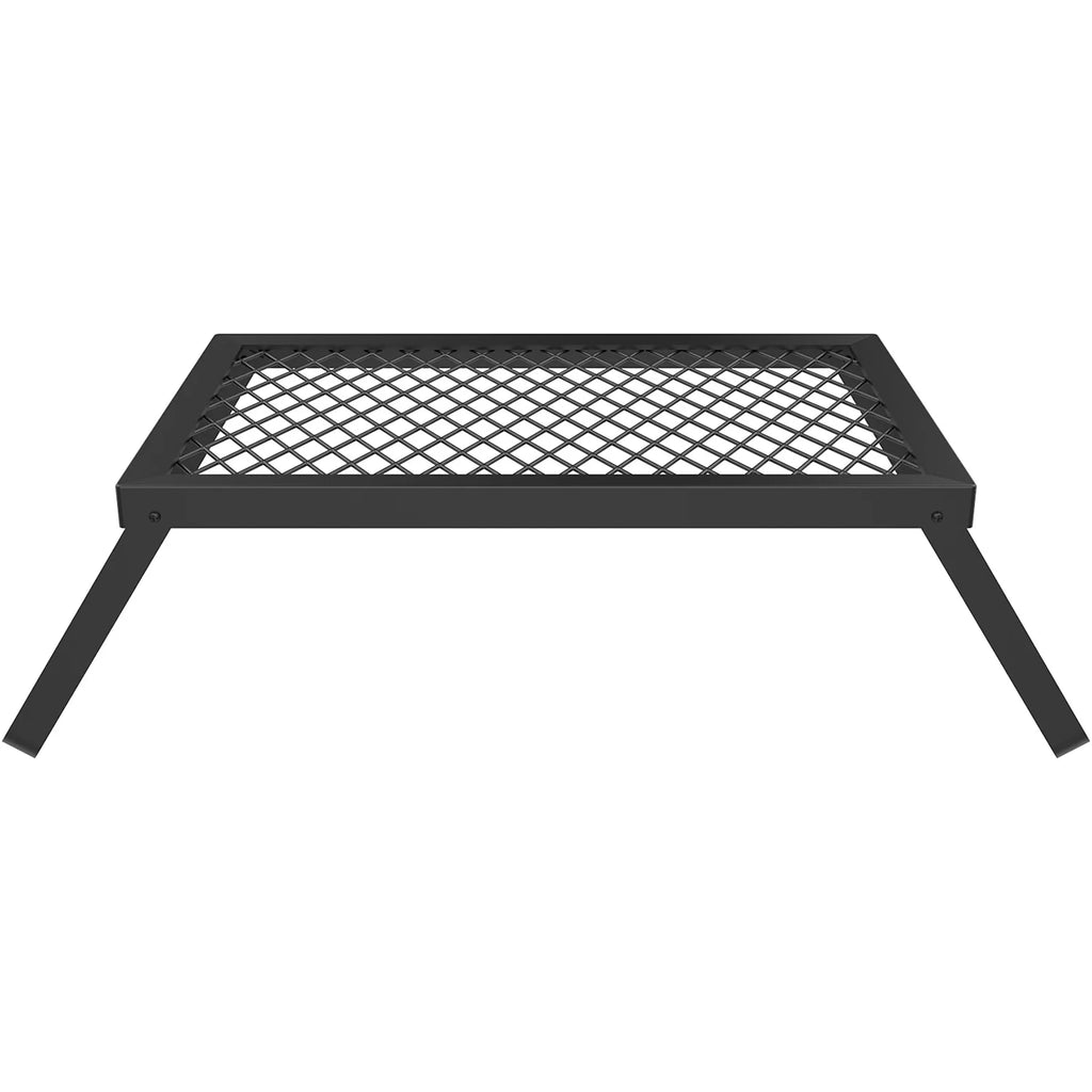 Portable Folding Campfire Grill Stainless Steel Cooking Grate F3048