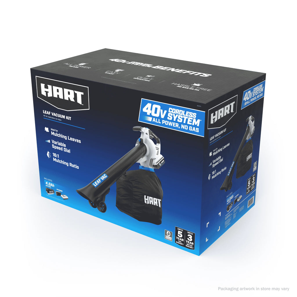 40-Volt Battery-Powered Leaf Vacuum Kit J297675