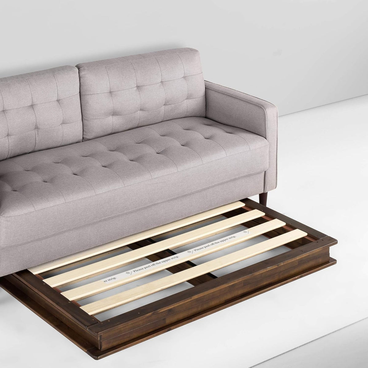 Full Size Solid Acacia Wood Platform Bed Frame U14833