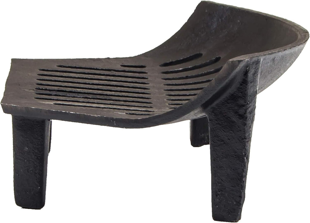 Black 18-Inch Cast Iron Fire Grate P4186