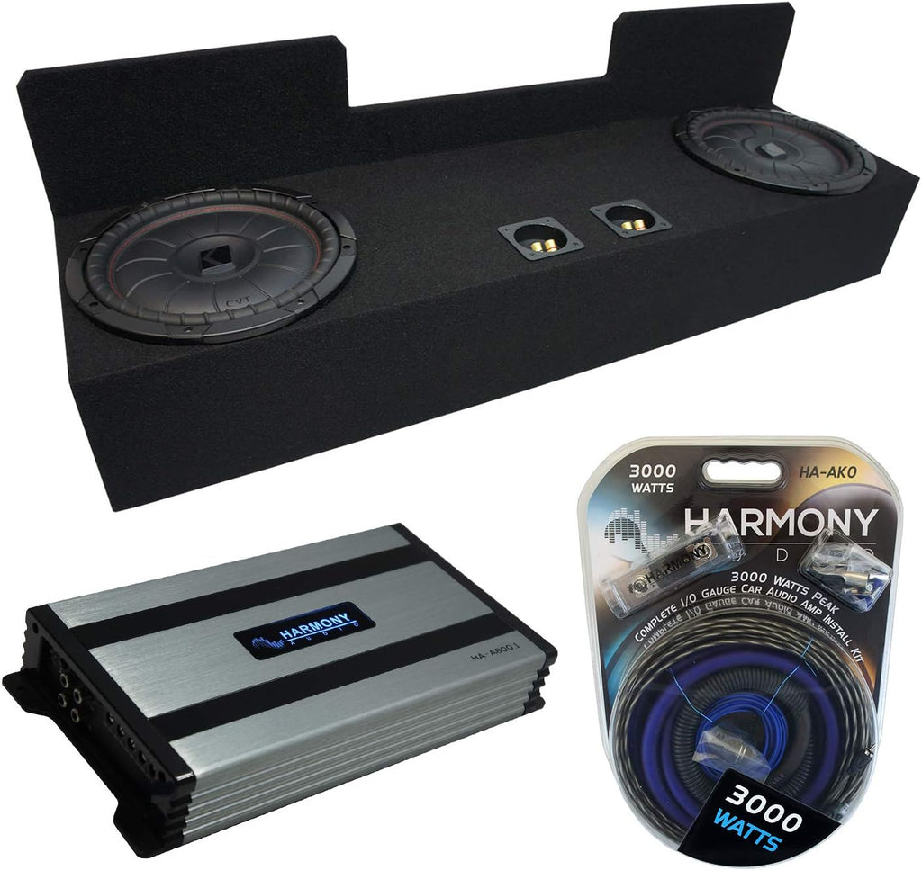 Dual 12 Sub Box Enclosure & Amp E36810