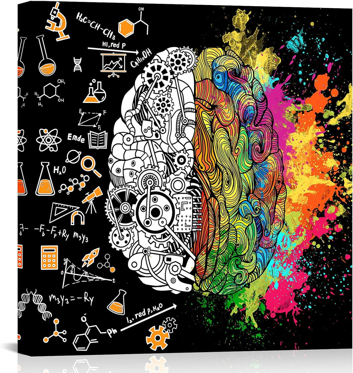 Canvas Wall Art Gallery Wrapped Artwork Ready to Hang V1782