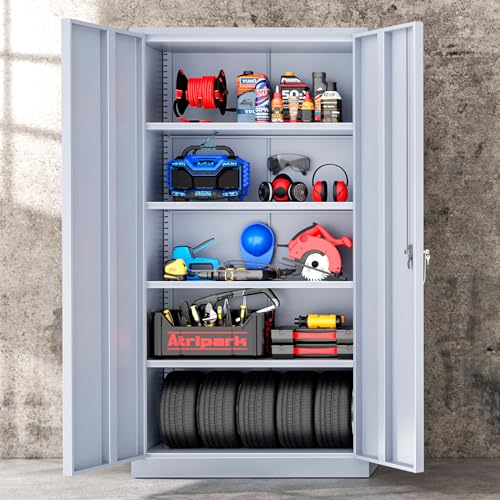 Black Steel Lockable Storage Cabinet S2071