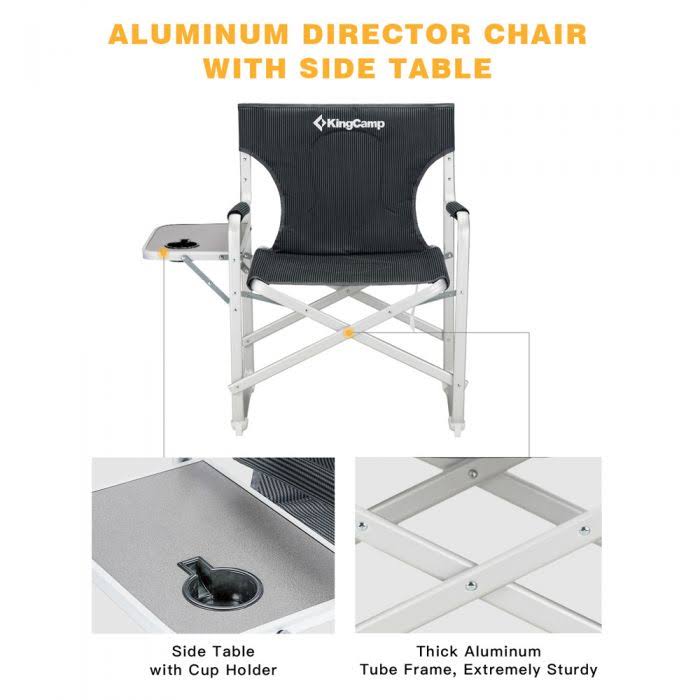 Aluminum Folding Director Chair W38249