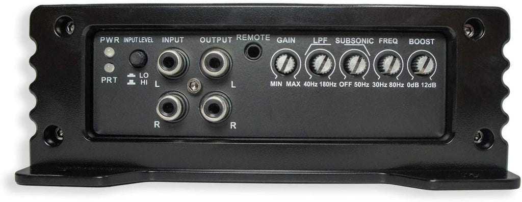 Compatible with Universal Car Dual 10 Loaded Vented Port Sub Box Enclosure with Amplifier G79964