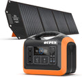 Portable Power Station 1100W with 2pcs Foldable Solar Panel 100W S1021