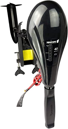 55lb Thrust Transom Mounted Saltwater Electric Trolling Motor with LED Battery Indicator (36" Shaft) G921