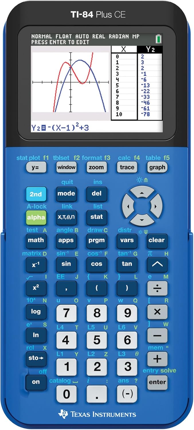 Black 7.5 Inch Color Graphing Calculator R4399