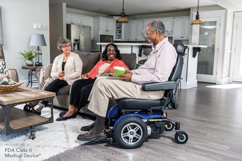 Red 22" x 20" Power Wheelchair with 450 Lbs. Weight Capacity P4475