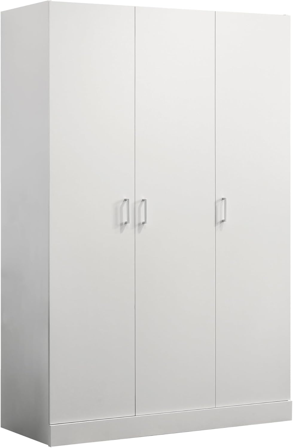 White 3 Doors Wooden Armoire Wardrobe W2188