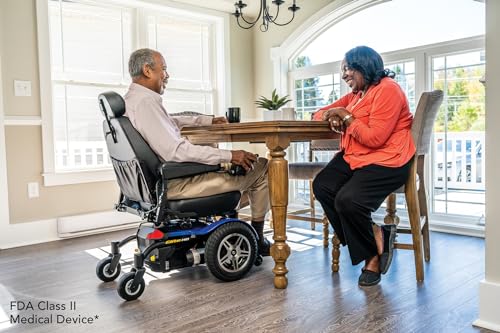 Red 22" x 20" Power Wheelchair with 450 Lbs. Weight Capacity P4475