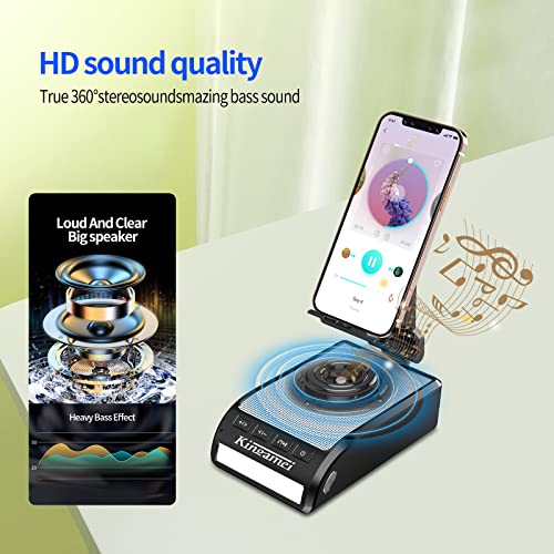 Portable Wireless Bluetooth Speaker with Phone Stand E129791