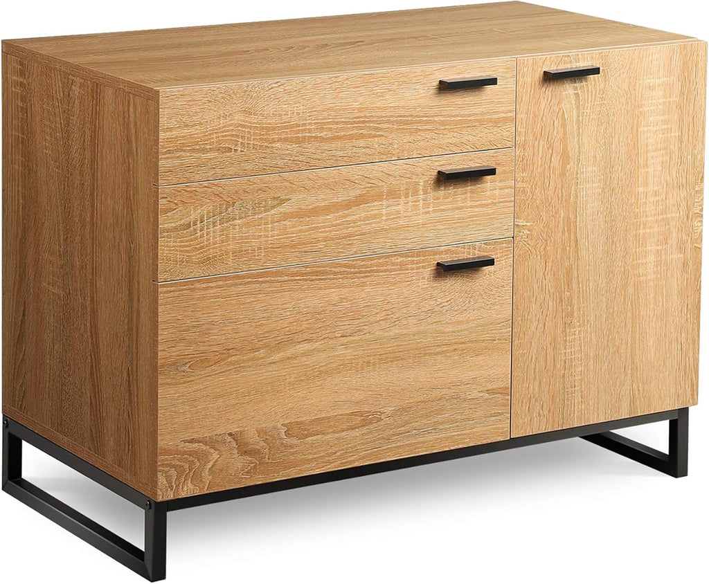 3 Drawer Wood Dresser with Side Door W952310