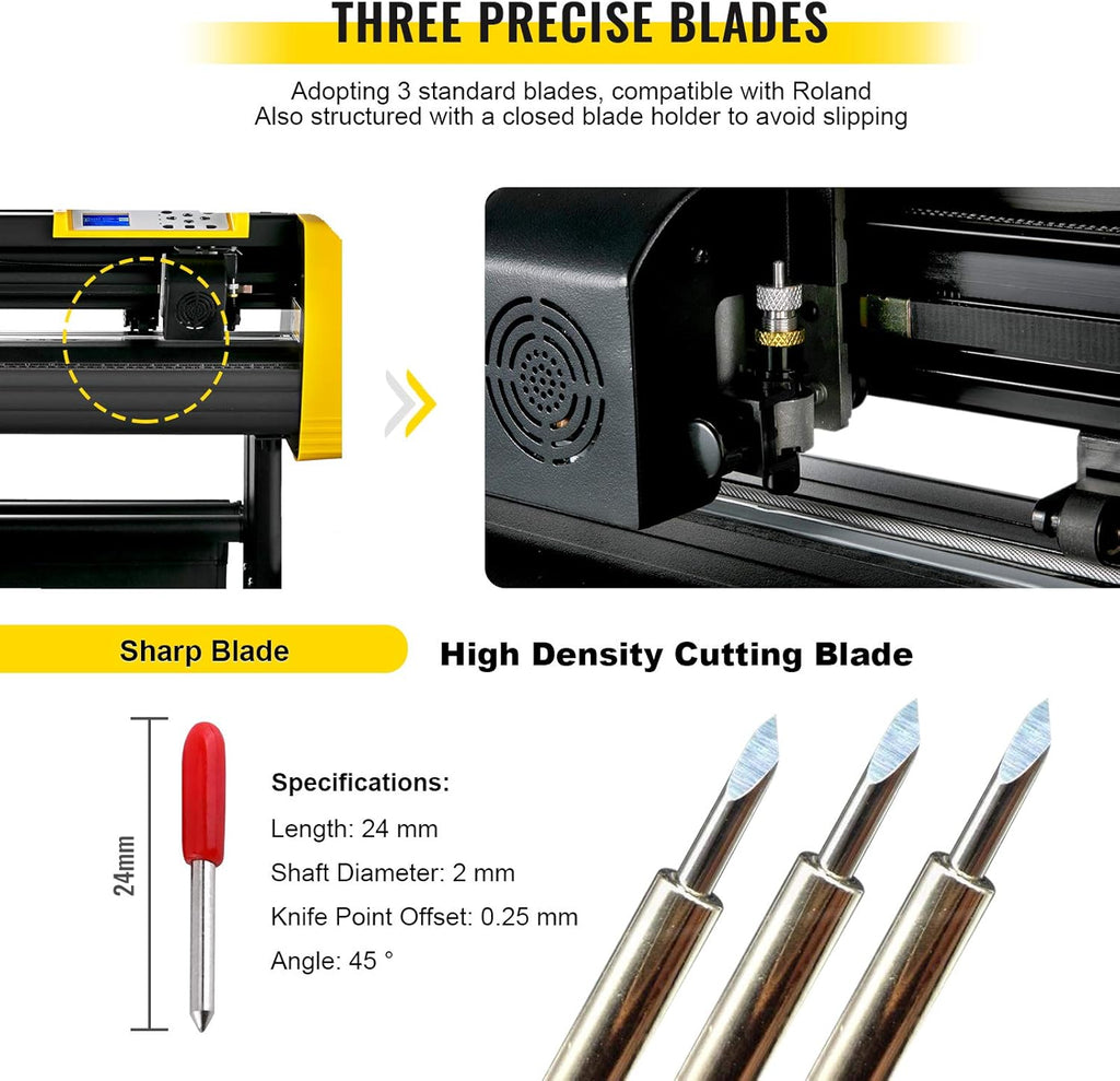 Vinyl Cutter Machine, 34 in Cutting Plotter with Floor Stand S896