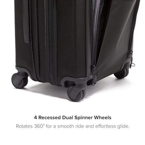 Black Expandable 4 Wheeled Carry-On Suitcase X391