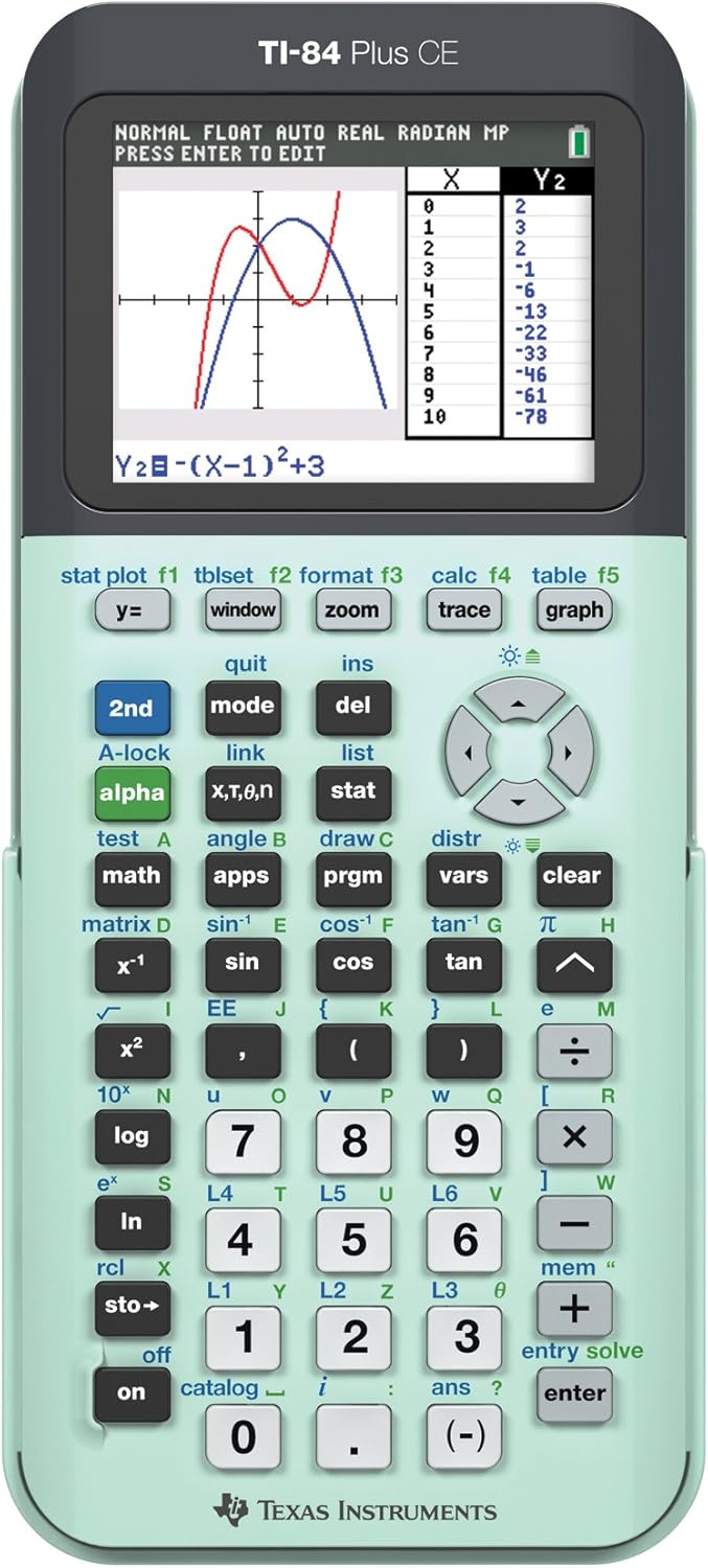 Black 7.5 Inch Color Graphing Calculator R4399