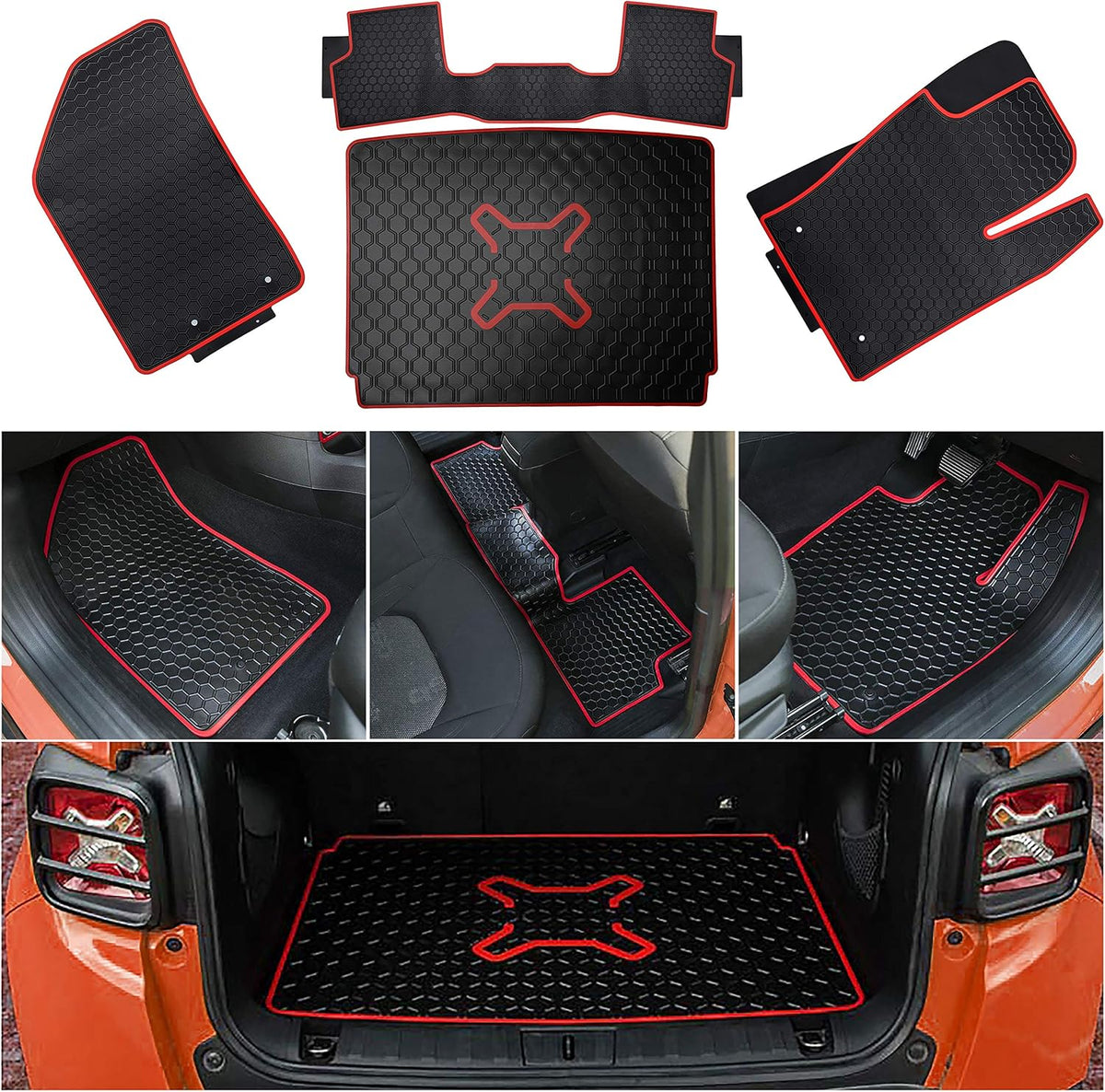 Rubber Floor Mats & Cargo Liners Set A64385