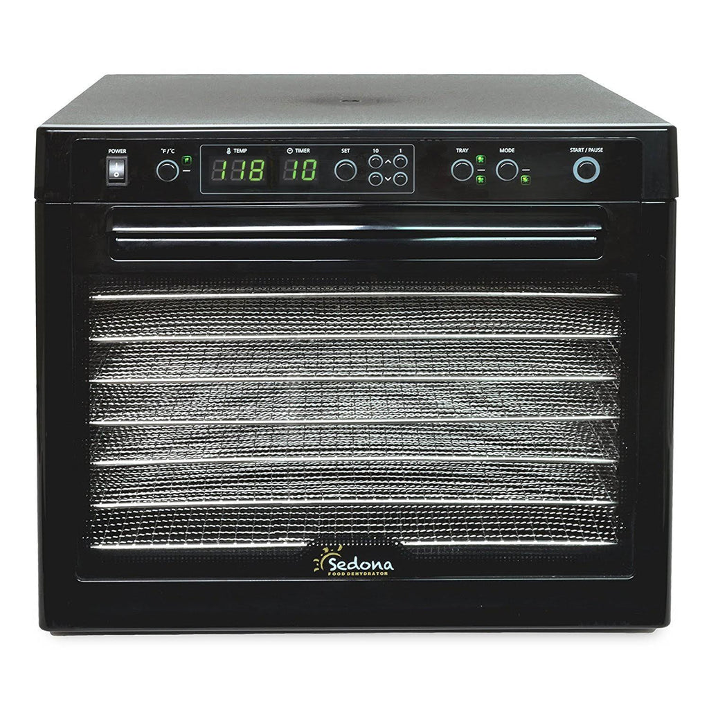 Digital Food Dehydrator with Stainless Steel Trays, Black H109