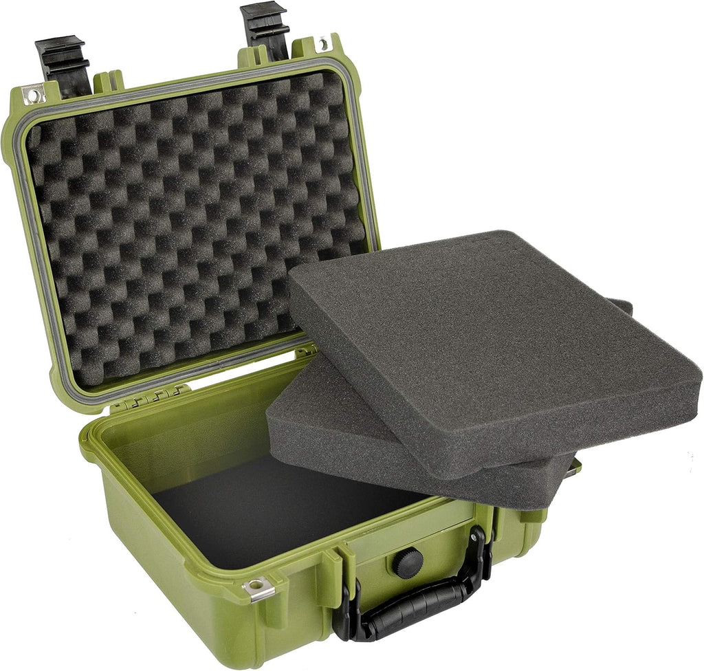 OD Green Water & Shock Proof Camera Hard Case with Foam G130662