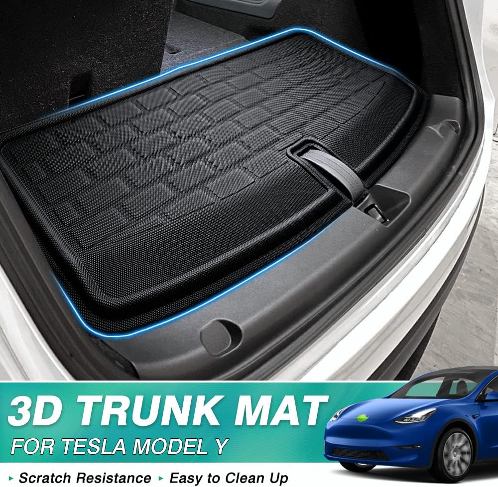 All Weather Rear Cargo Trunk Floor Mat Pack of 2 U479545