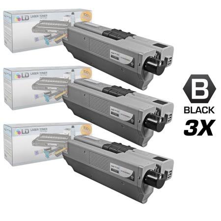 Black Laser Toner Cartridges Set of 3 O300944