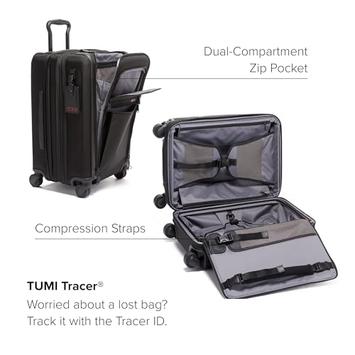 Black Expandable 4 Wheeled Carry-On Suitcase X391