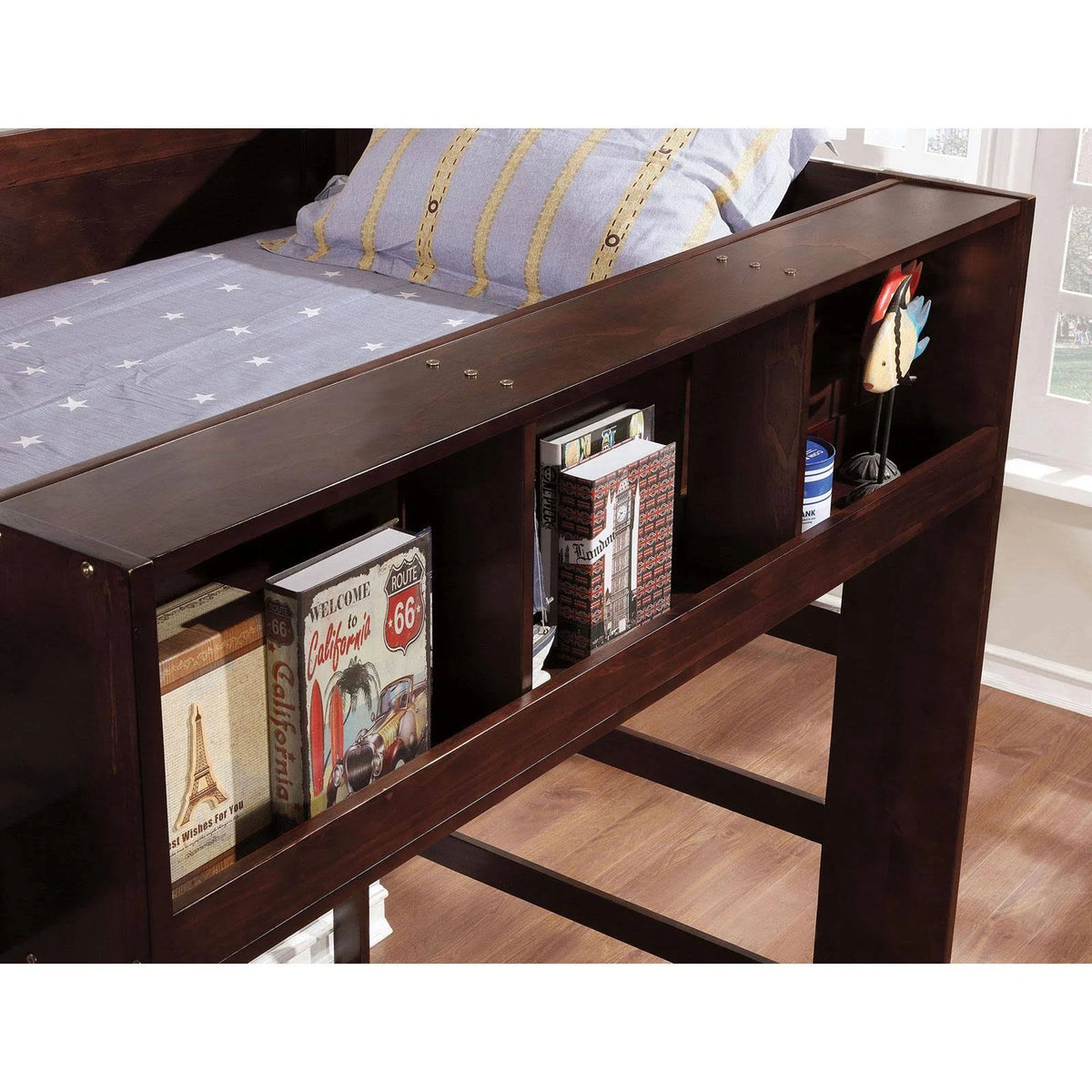 Dark Walnut Twin Loft Bed V234178